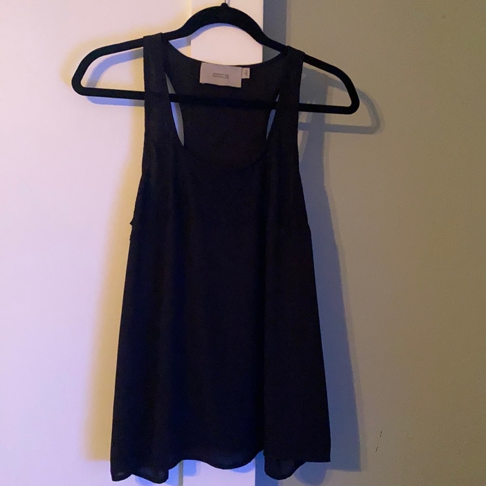 Creative Commune black lace tank